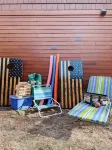 Cabin on private beach on a lake near Brainerd! 2 bedrooms, sleeps 7!