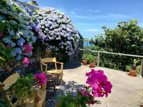 Private Stone Villa Rental with Sea View in the Azores