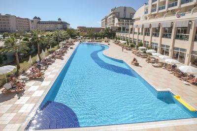 Outdoor Swimming Pool Hotel Titan Select Photo