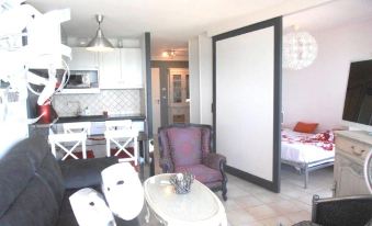 Apartment with One Bedroom in Anglet, with Wonderful Sea View, Pool AC