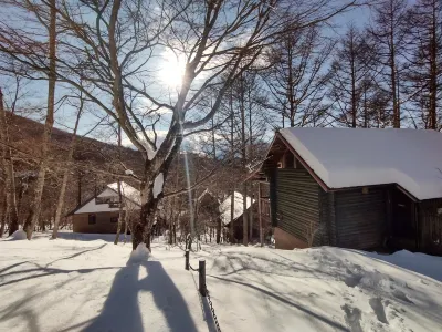 Saunabicycle Rental Log House Brown Log Hotels in Yamanakako