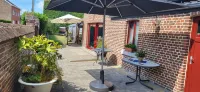 Terrace of the Friends of Visé Hotel a 
