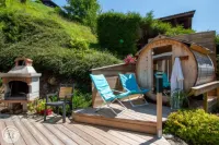 Chalet Haute Savoie sauna jacuzzi private Quiet comfort wifi domaine du fraizier