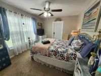 Private entrance room & bathroom  w/ courtyard 10 min to beach & Downtown Hotels near Men's Wearhouse
