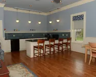 Renovated train station on thoroughbred horse farm.
