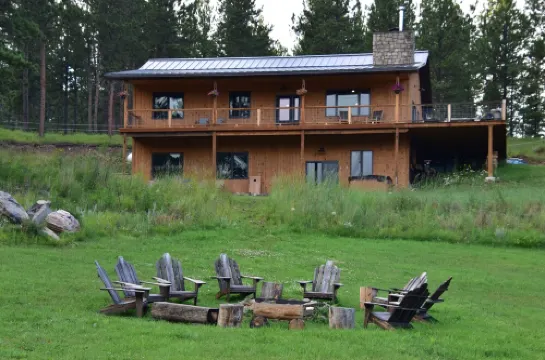 Custer Area Retreat on 40 Acres: Hot Tub, Fire Pit, Trails & Views