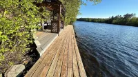 River Front Private Adirondacks Log Cabin