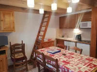 Apartment with mezzanine near ski lifts and village center.