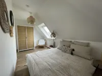 Vacation apartment with balcony near the family lagoon