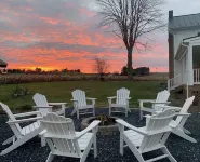 1875 FARMHOUSE completely renovated with a spectacular Blue Ridge Mountain view!