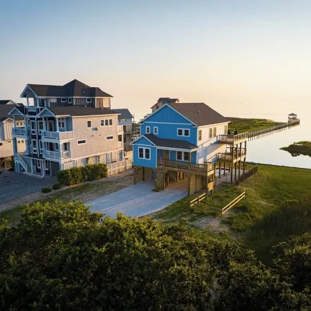 Waterfront Home with Panoramic Views in Black Dog Harbor, Salvo, NC