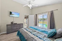 Peaceful home with Pool Dog friendly 4 Bedrooms 3 Bathrooms backyard view water.