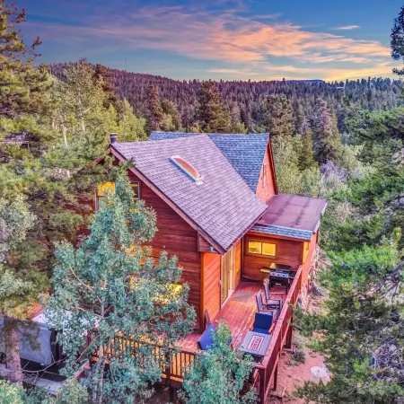 Best Hot Tub View in Bailey - Family & Pet Friendly BBQ / Hot Tub / Near Denver