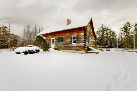 Twin View Log Home Отели в г. Карролл