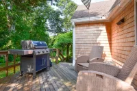 Charming Outdoor Oasis with Fire Pit - Inviting Cape Cod Retreat