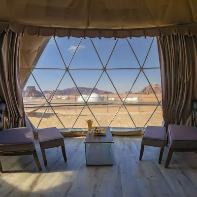 Wadi Rum UFO Luxotel - Campsite Hotels near Mount Lamlam