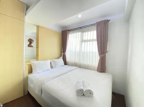 Quite 2Br Apartment AC in Living Room at the Jarrdin Cihampelas