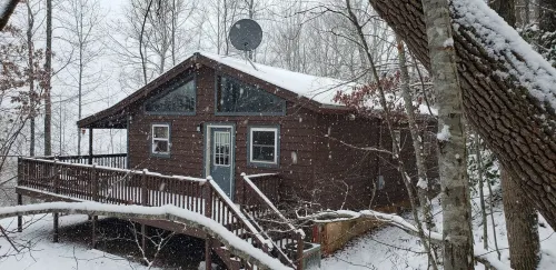 Cozy Cabin with Firepit, Central A/C