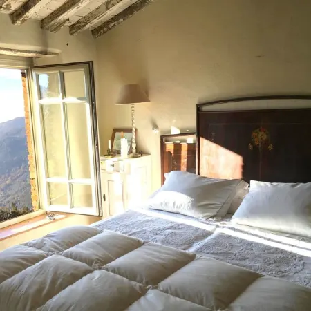 Il Podere di Metato Restored Tuscan Farmhouse with Pool with Views of Hills and Sea
