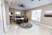 Enjoy this waterfront home with a pool, dock, and Blue Angels! Bring your boat!