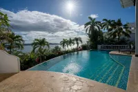 Dreamy Spanish-Style Villa with Sweeping Ocean Views, Elegant Nautical Design & Giant Infinity Pool - Private Pools