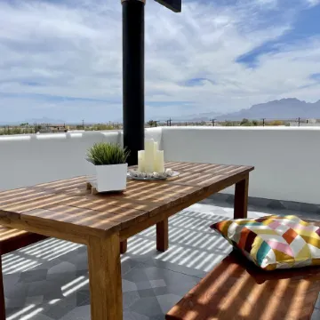 Enjoy 360 degree views from the eagle's nest and roof garden