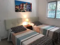 villa with private pool, 11 people, air conditioning located 200m from the beach