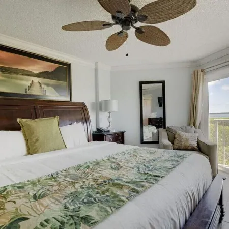 Two Spectacular Ocean Views from the Living Room and Master Bedroom of the Condo