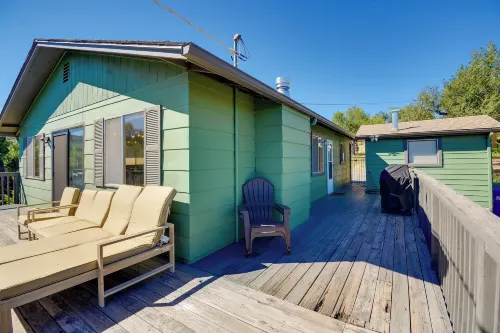 1 Mi to Whiskey Row Home with Fire Pit and Deck