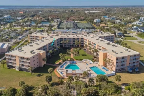 Ocean View Condo Steps to St. Augustine Beach - 2 Pools - Gym