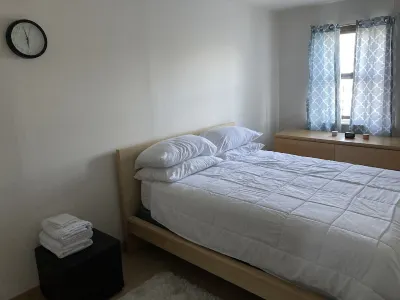 Beach Front unit with beautiful boardwalk conveniently steps away. Hotels near MTA Long Island Station