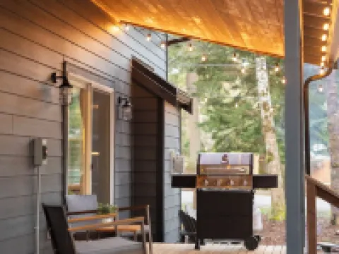 AC-5 mi to Park-EV2-Private Hot Tub-King Bed-Well Equipped Kitchen-Firepit 阿什福德酒店