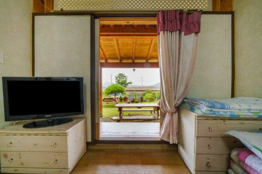 펜션 정원 풍경