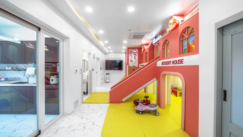 로로 아동 풀 빌라 리조트 수영장