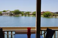 Adorable waterfront condo, private docks, and bring the dog!