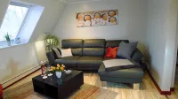 60 sqm, 3 rooms kitchen, bathroom and balcony Hotels in Oerlinghausen