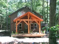 Cabin on the North Country Trail and close to the Clarion River. Open all Year.