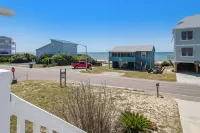 BEAUTIFUL Oak Island OCEAN VIEW home only steps to the BEACH and BOAT LAUNCH!