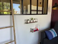 Magnificent new 2-room apartment with terrace and parking, 50m from the beach.