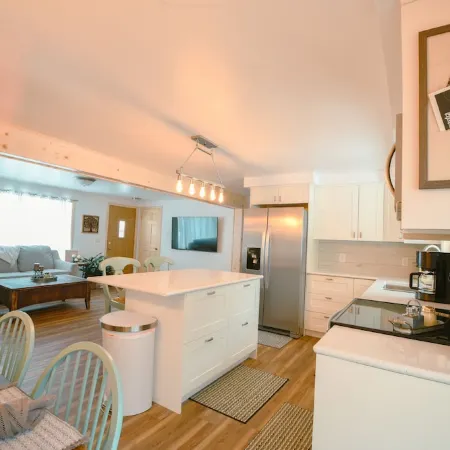Ride your ATVs and snowmobiles directly from the house!
