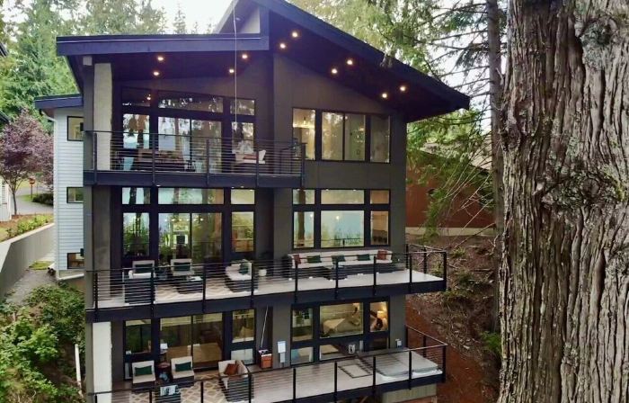 Brand new! Modern Lake Whatcom View home