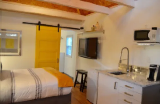 Yellow door carriage house