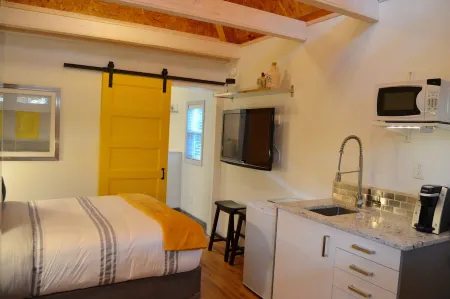 Yellow door carriage house