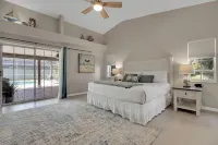 Sunny Sanctuary W Salt Water Pool & Game Room! 10 minutes to beach