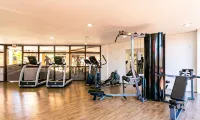 Estúdios Modernos em Resort pé na Areia - Jurerê Beach Village Jbvjr - salle de sport
