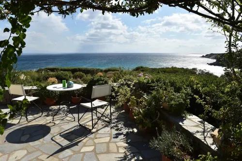 Sophia Villa Paros - Beachfront Villa at Lolantonis - Bungalow
