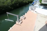 Waterfront House with Boat Dock
