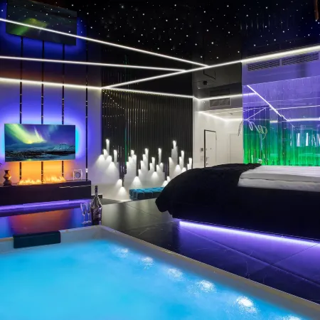 Apartamenty Sky Tower z Jakuzzi Przy Oknie by Bqqk