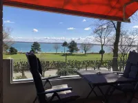 Sea view, WLAN, elevator, 2 balconies, shutters, awning, family friendly
