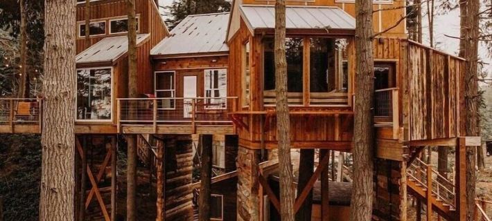 Treehouse over the Water - Eagle's Nest Hotels in Clallam County